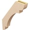 Ekena Millwork 3-inch W x 18-inch D x 24-inch H Olympic Rough Cedar Woodgrain TimberThane Knee Brace, Primed BRCUR03X18X24OLYRCPR - alternate 3